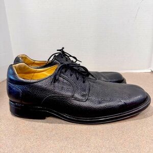 Belvedere Studio Bay Bridge Men’s Black Leather Oxfords 11D Dress Shoes